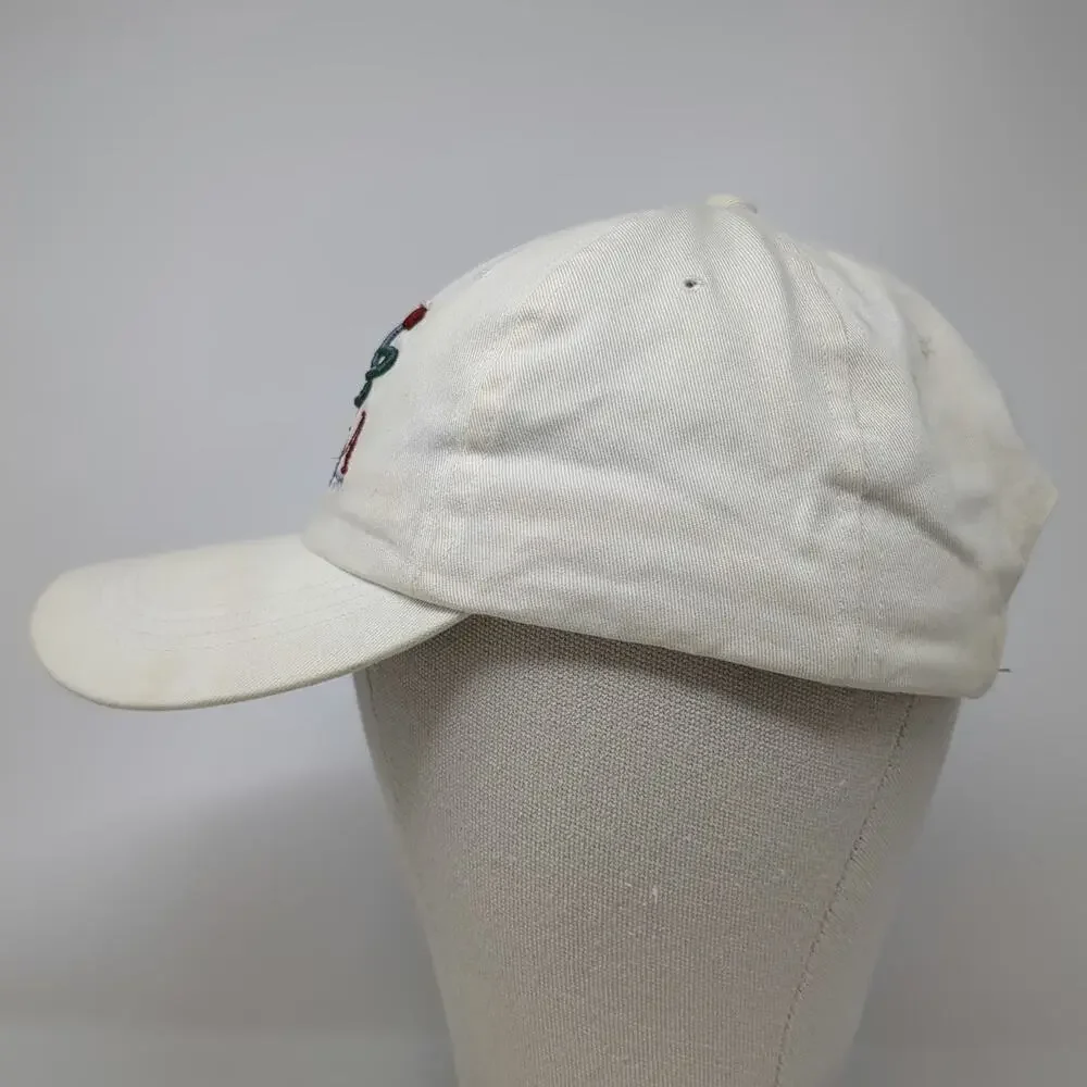 Ahead LPGA Tour Baseball Cap White One Size Golf Embroidery Slideback Strap Hat
